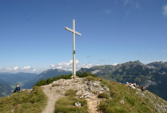 Bärenkopf – vrcholový kříž 